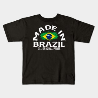 Born in Brazil Kids T-Shirt